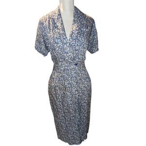 TOGETHER vintage floral print cottagecore dress